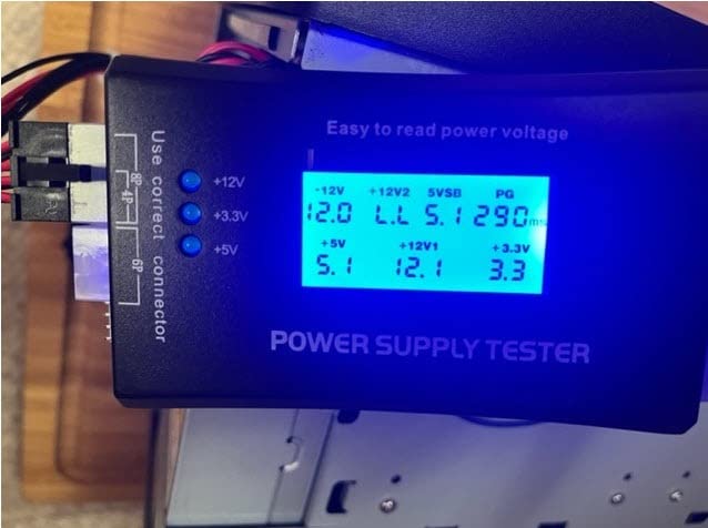 20/24 4/6/8 Pin Computer PC Power Supply Tester with LCD Display and Buzzer for ATX, ITX, BTX, PCI E, SATA, HDD customer photo 1