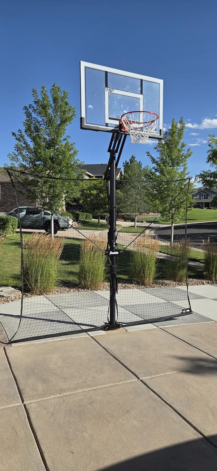 Franklin Sports Basketball Pass Back Rebounder customer photo 1