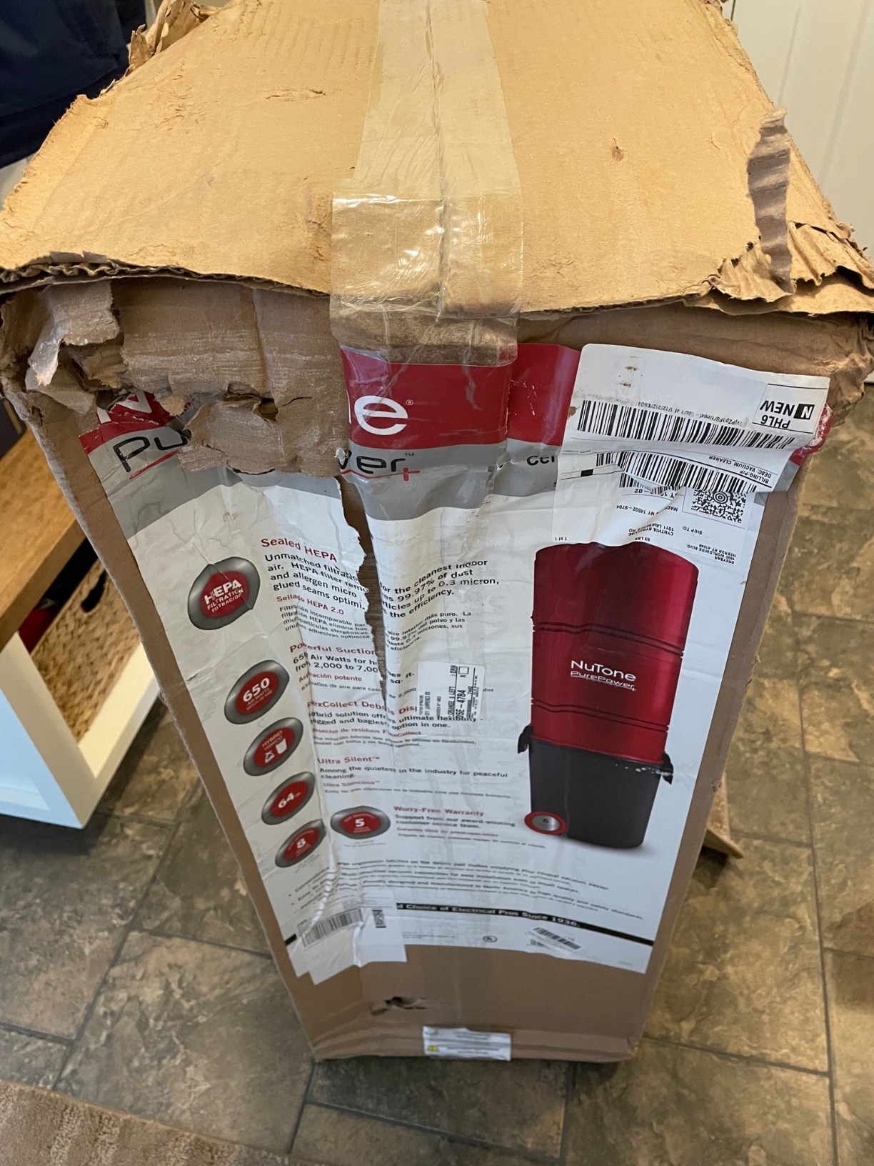 Broan-NuTone Residential Central Vacuum System Power Unit, 650 Air Watts customer photo 1