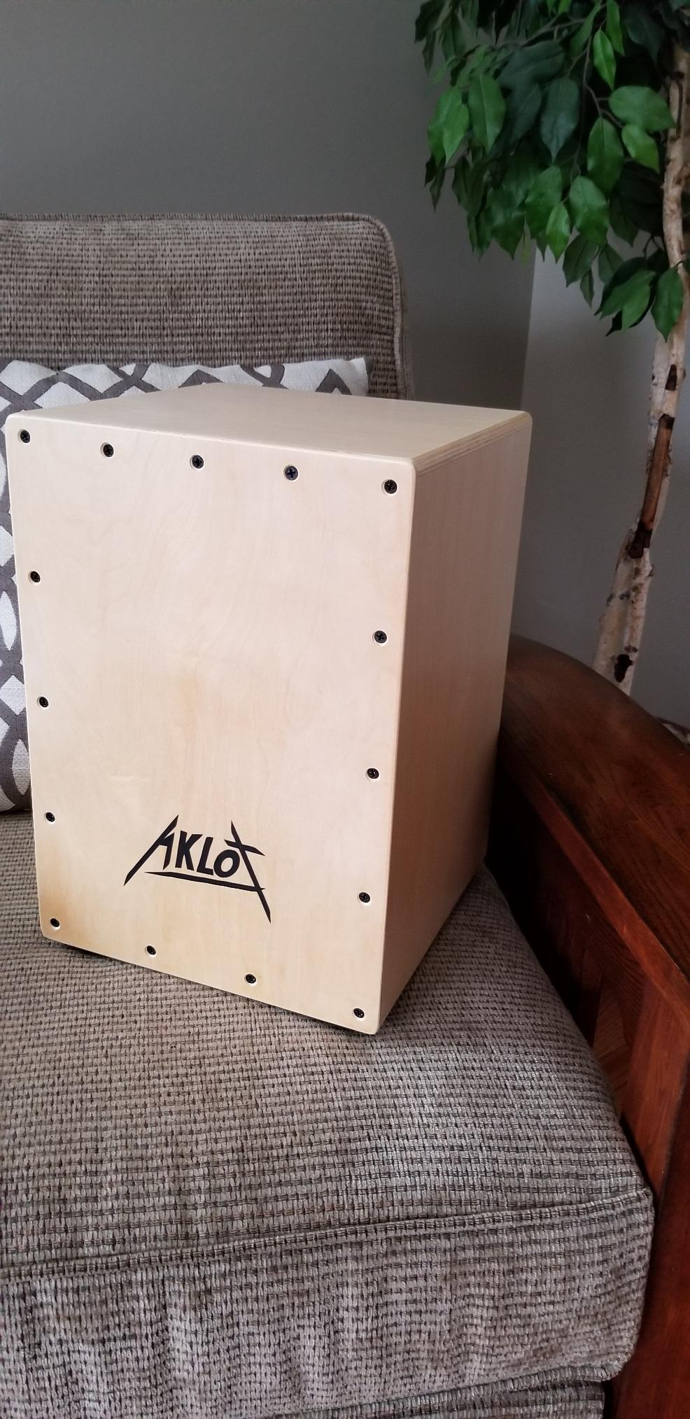 AKLOT Cajon Drum Box Cajons Percussion Instrument Acoustic Jam Full Size Cajons Betula Wood Percussion Box Internal Adjustable Snares with Gig Bag customer photo 2