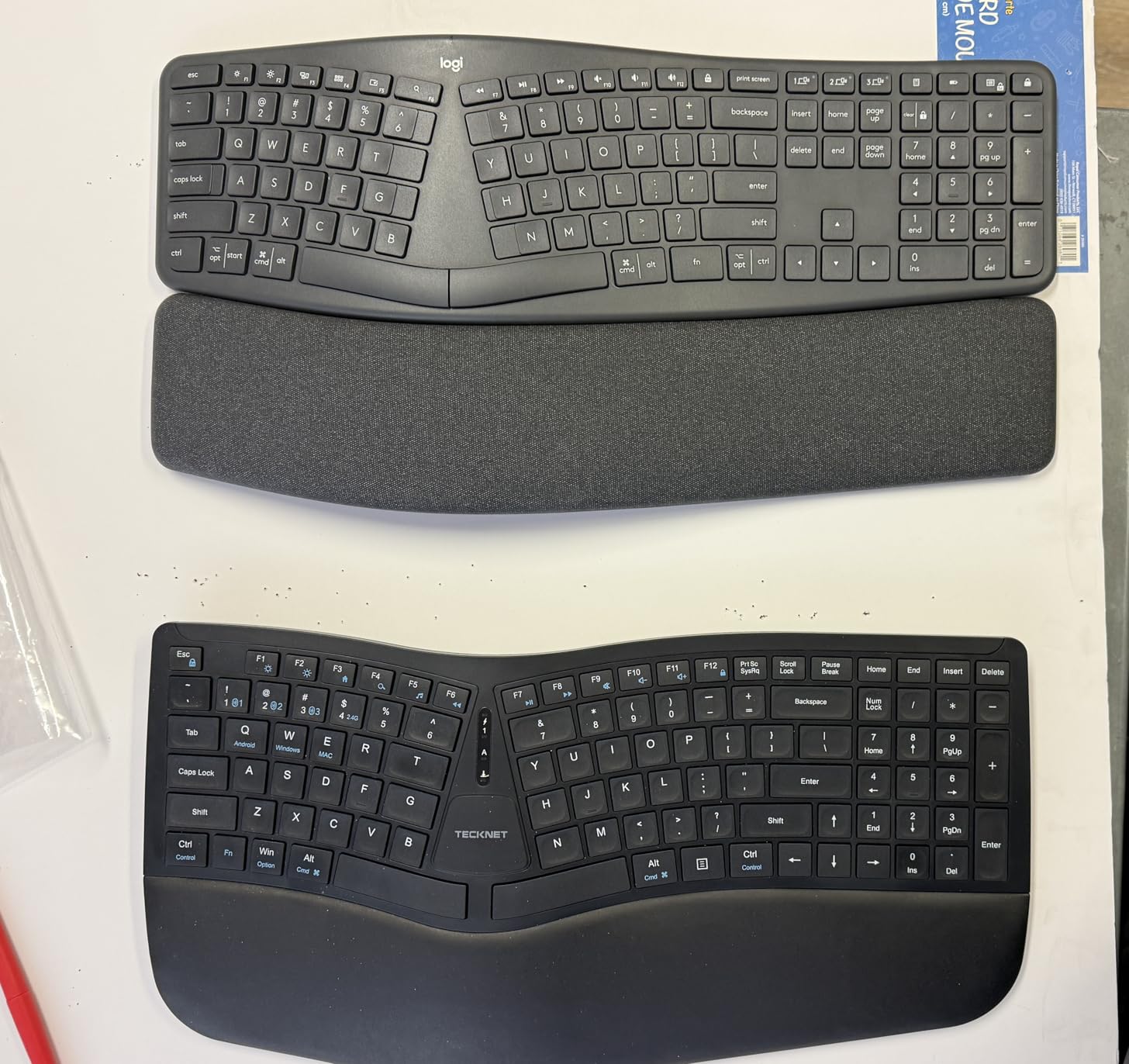 Logitech Ergo K860 Wireless Ergonomic Split Keyboard with Wrist Rest customer photo 1
