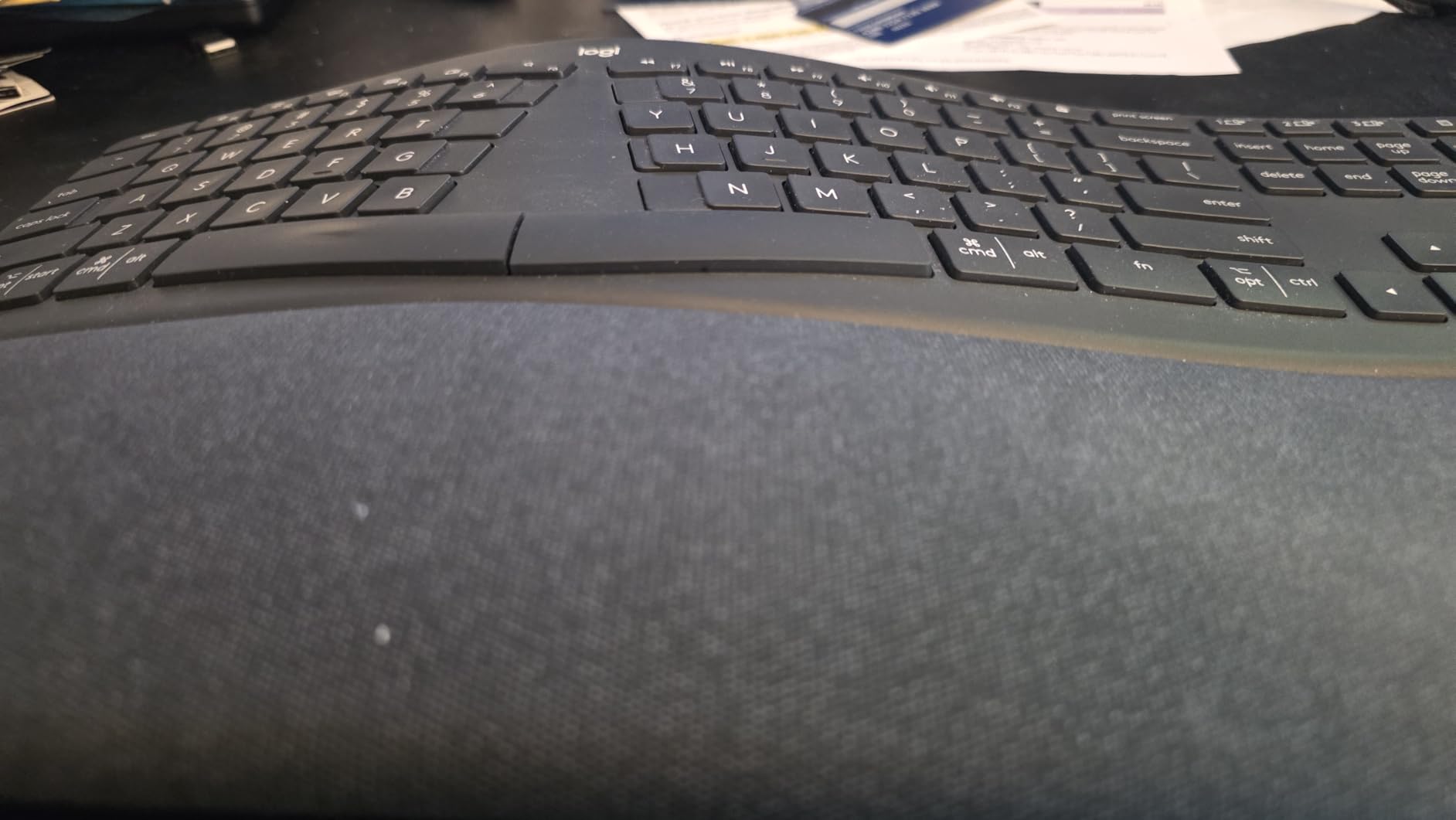 Logitech Ergo K860 Wireless Ergonomic Split Keyboard with Wrist Rest customer photo 2
