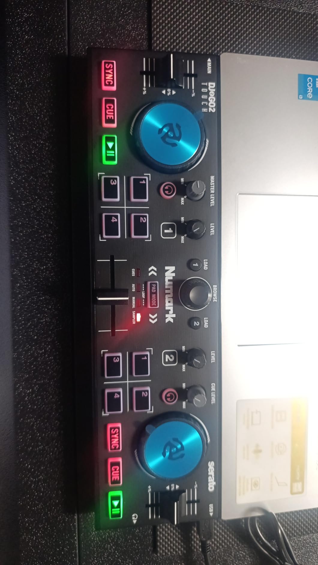 Numark DJ2GO2 Touch Compact DJ Controller | Portable, 2-Deck, DJ Mixer customer photo 2