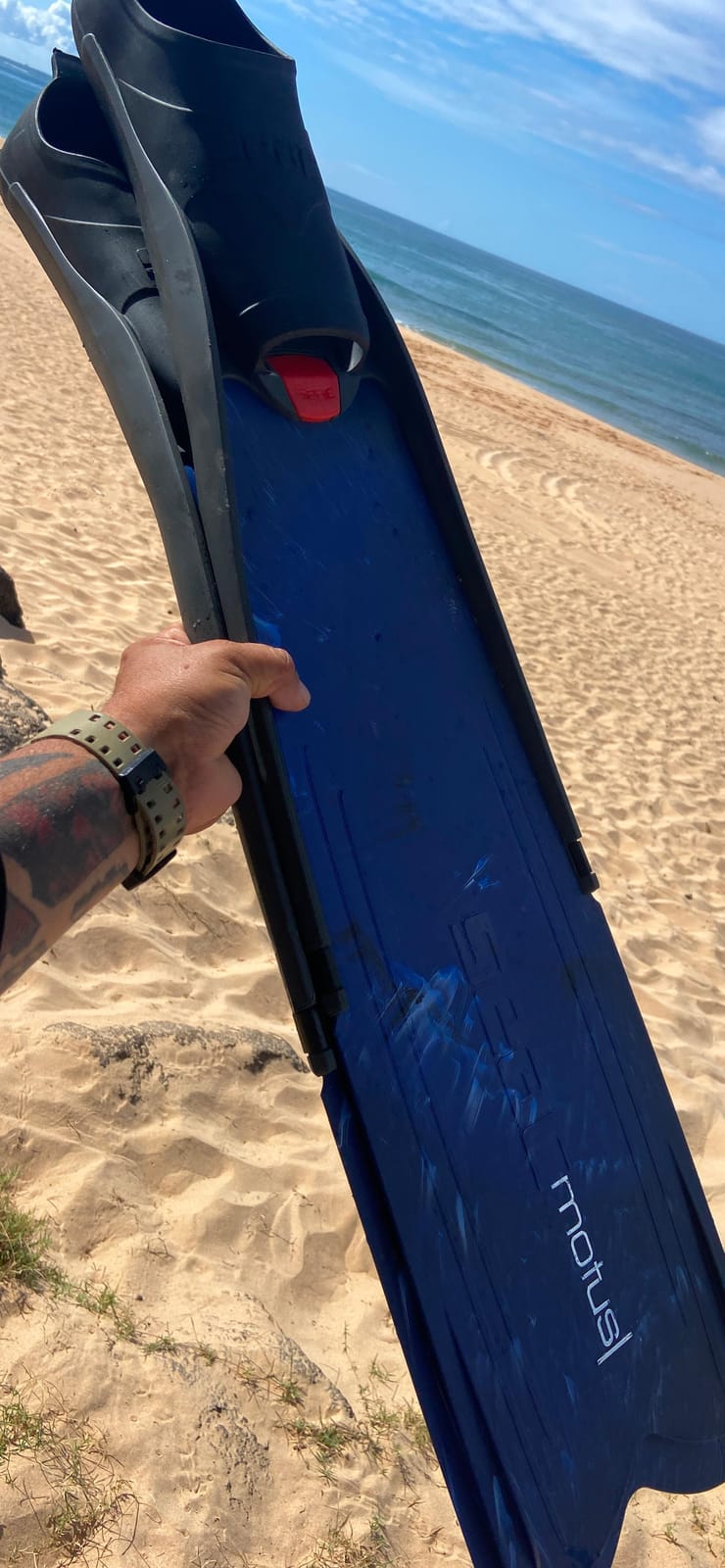 Seac Motus Long Free Diving Soft and Powerful Fins for Spearfishing customer photo 1