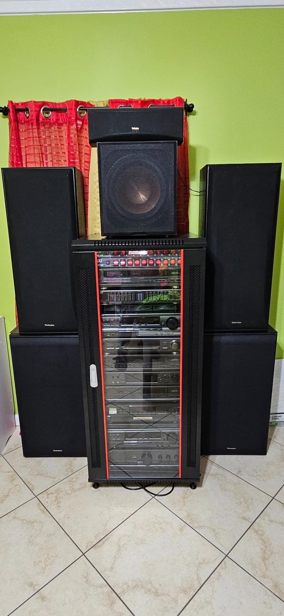 18U Wall Mount Server Rack Cabinet for Home Lab, Office IT and AV Network Installations, 24-Inch Deep 19-Inch Locking Rack with Fan, PDU and Shelves customer photo 1