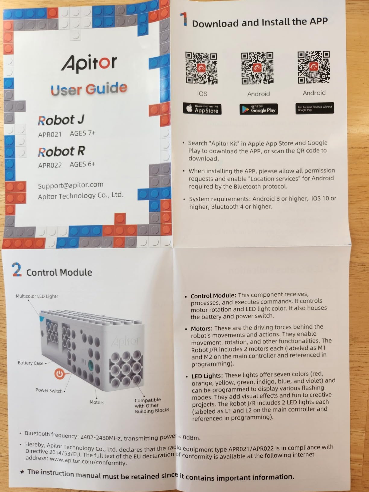 Apitor STEM Coding Robot Toy 6-in-1 Building Kit for Boys 8-12 480 Blocks | APP Remote Control Block Coding Toys, Educational Robotics Learning Educational Gifts for Boys Girls Kids Ages 7 8 9 10 11 12 customer photo 1