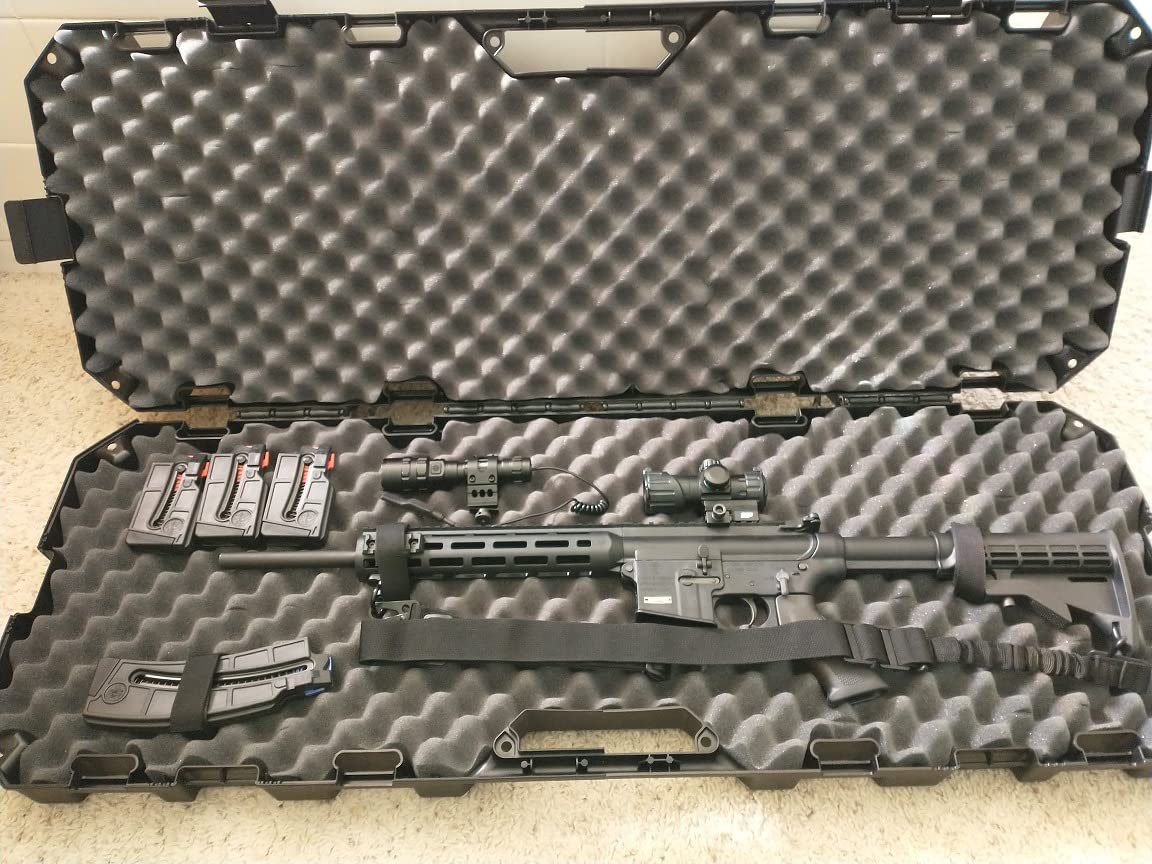 MTM RC42T Tactical Rifle Case 42, Snap Latches, High-Impact Plastic, USA Made, Black customer photo 1