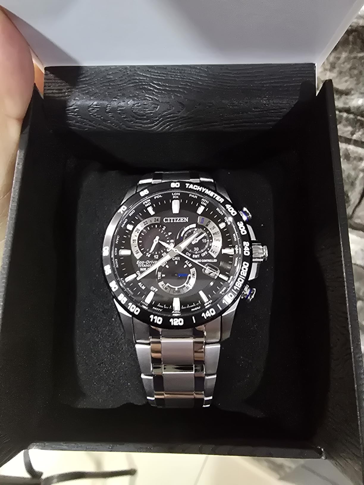 Citizen Men's Eco-Drive Sport Luxury PCAT Chronograph Watch customer photo 1