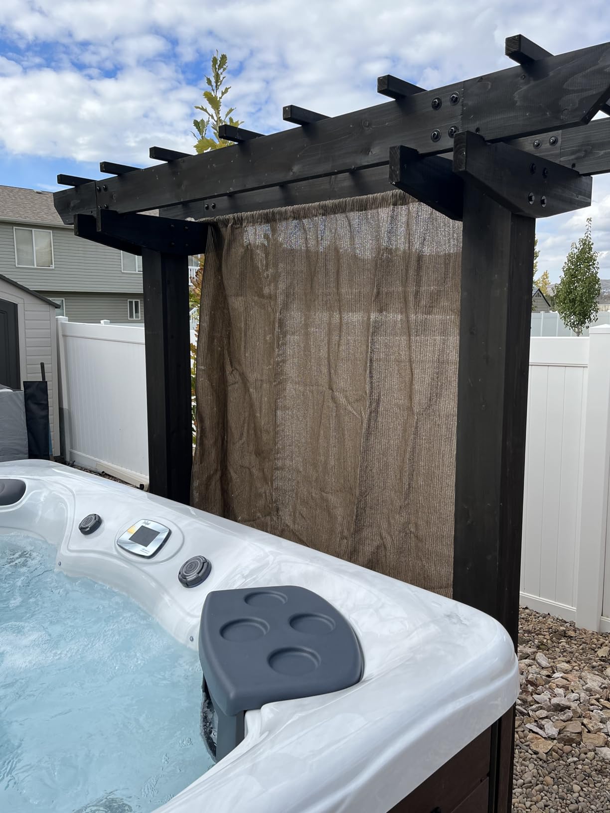 Vita Charcoal Gray Wildwood Cedar Arbor – 72