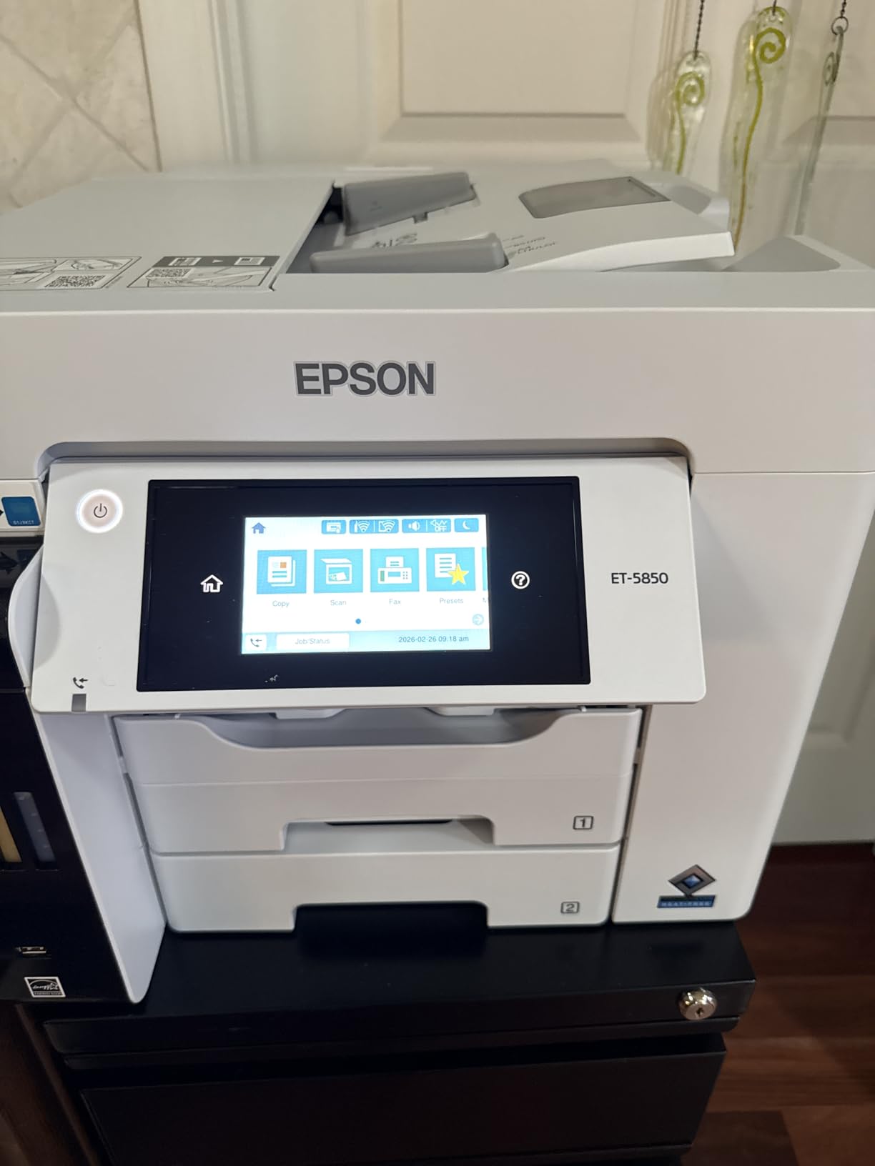 Epson EcoTank Pro ET-5800 Wireless Color All-in-One Supertank Printer customer photo 1