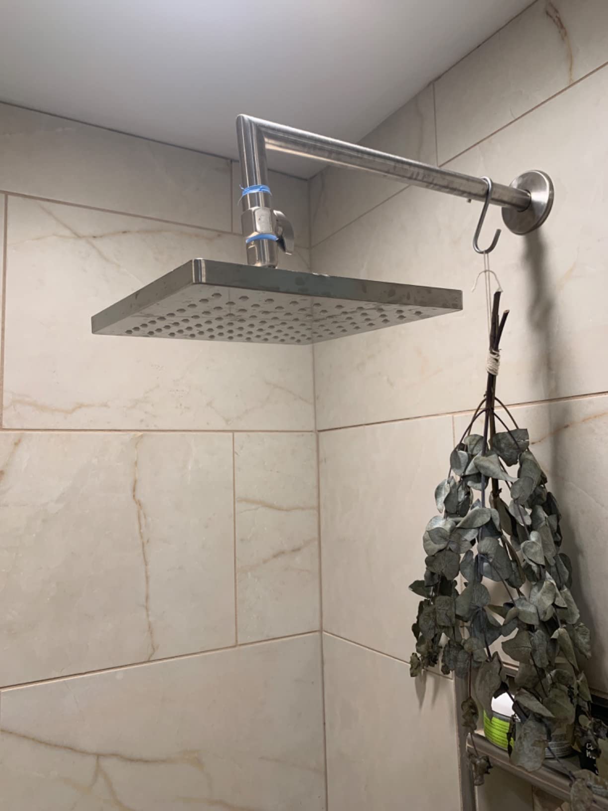 KOHLER K-26148-BN Honesty Square Rain Shower Head, 2.5 GPM, 8