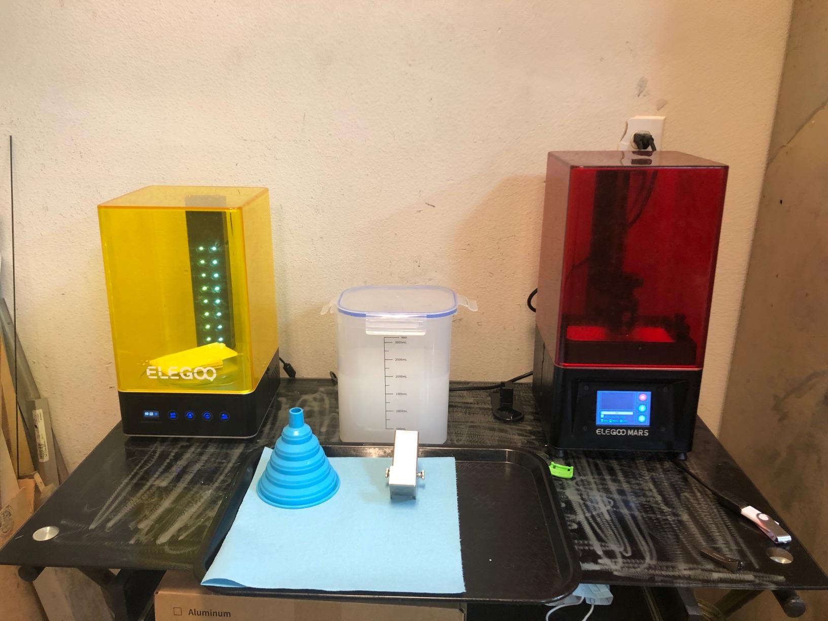 ELEGOO Mercury Plus 2.0 Wash and Cure Station V2 for Mars Photon S Photon Mono LCD SLA DLP 3D Printer Models customer photo 2