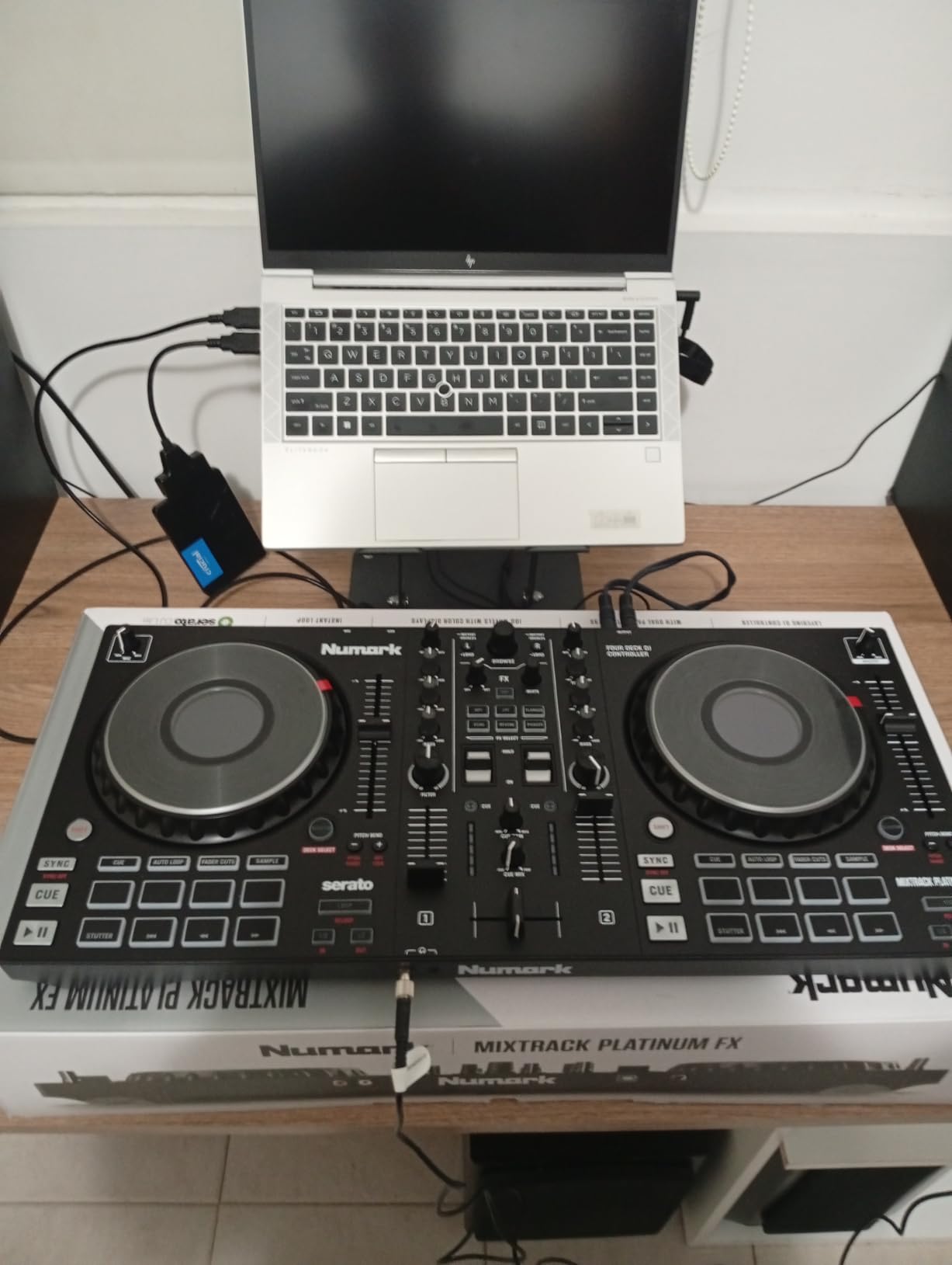 Numark Mixtrack Platinum FX DJ Controller | 4-Decks, 3-Band EQ DJ Mixer customer photo 2
