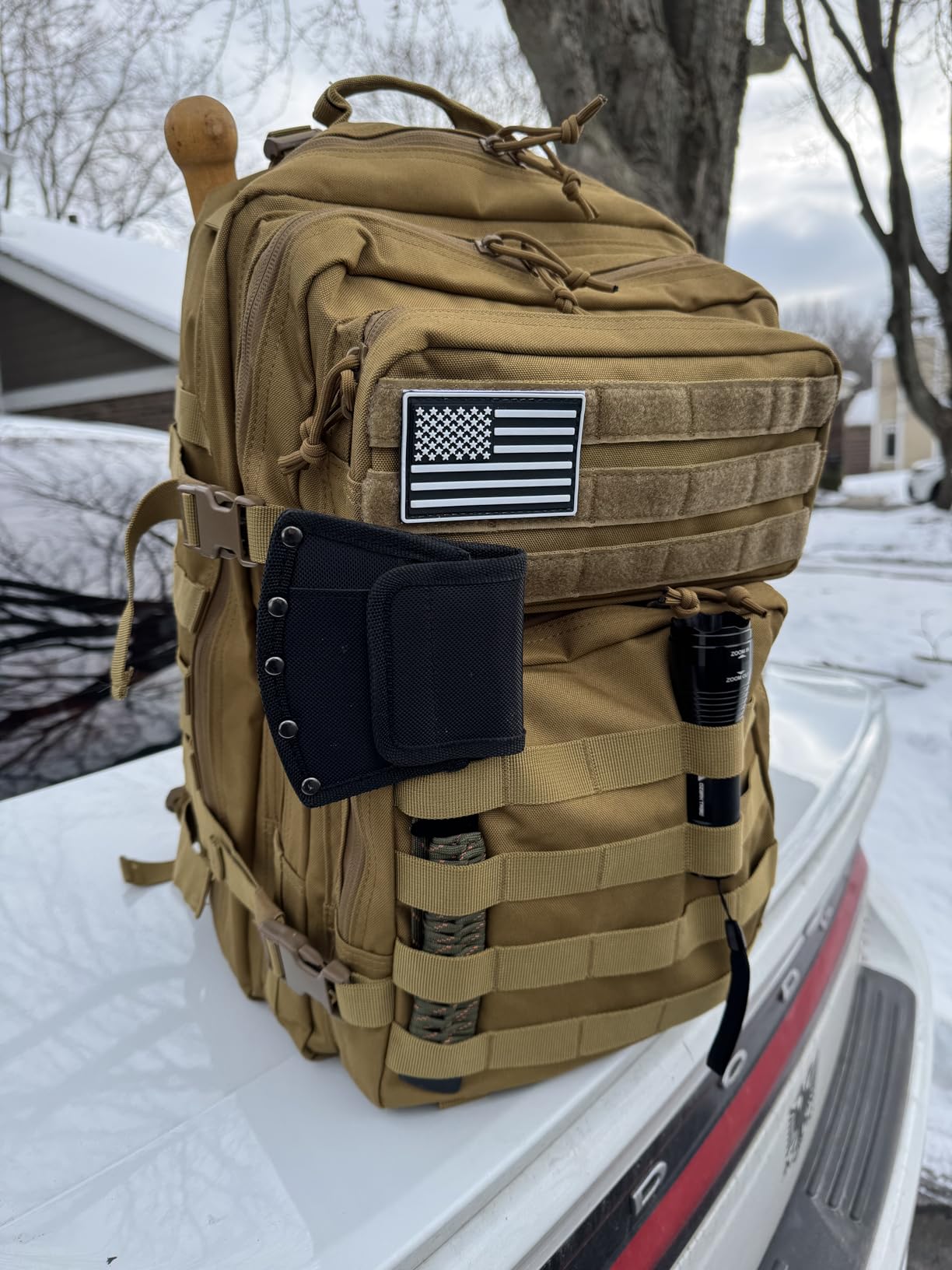 QT&QY 45L Military Tactical Backpacks Molle Army Assault Pack 3 Day Bug Out Bag Hiking Treeking Rucksack customer photo 1