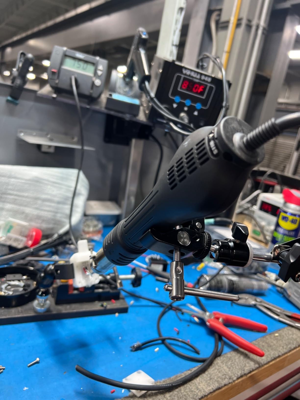 YIHUA 959D-Digital Hot Air Rework Station, High Power with 3 Memories, Airflow Efficiency, °F /°C Display, Accurate Temp.(212°F~932°F), Brushed Aluminum Panel & Safety Features customer photo 1