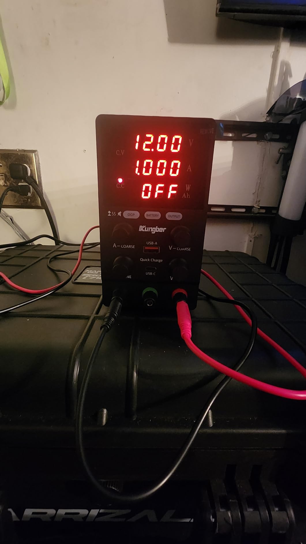 DC Power Supply Variable, 30V 10A Adjustable Switching Regulated DC Bench Power Supply with Intelligent Charging Mode, 18W USB Interface, Precision Encoder Knob (Black) customer photo 1