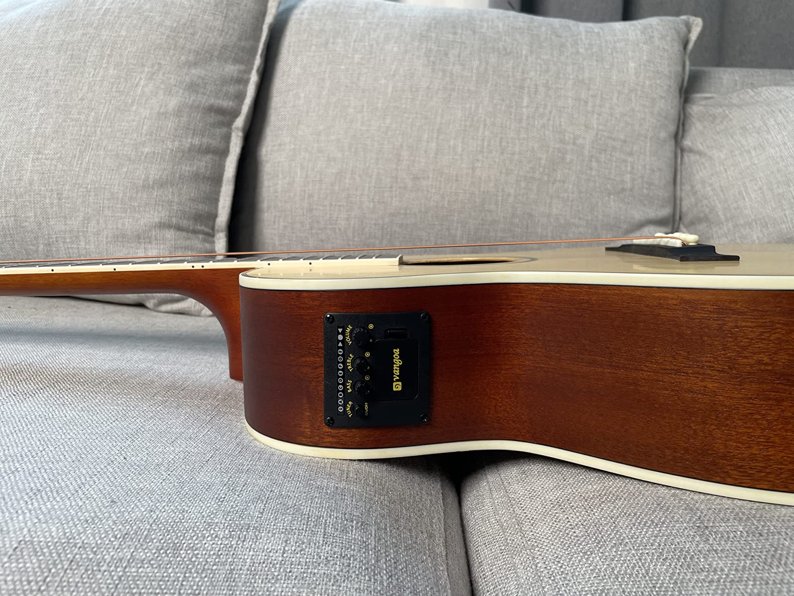 Electric Acoustic Guitar 3/4 Size - 36 Inch Acoustic Electric Guitar Cutaway Acustica Guitarra Bundle for Beginners and Students, Spruce Top, Guitarra Electro Acustica by Vangoa customer photo 2