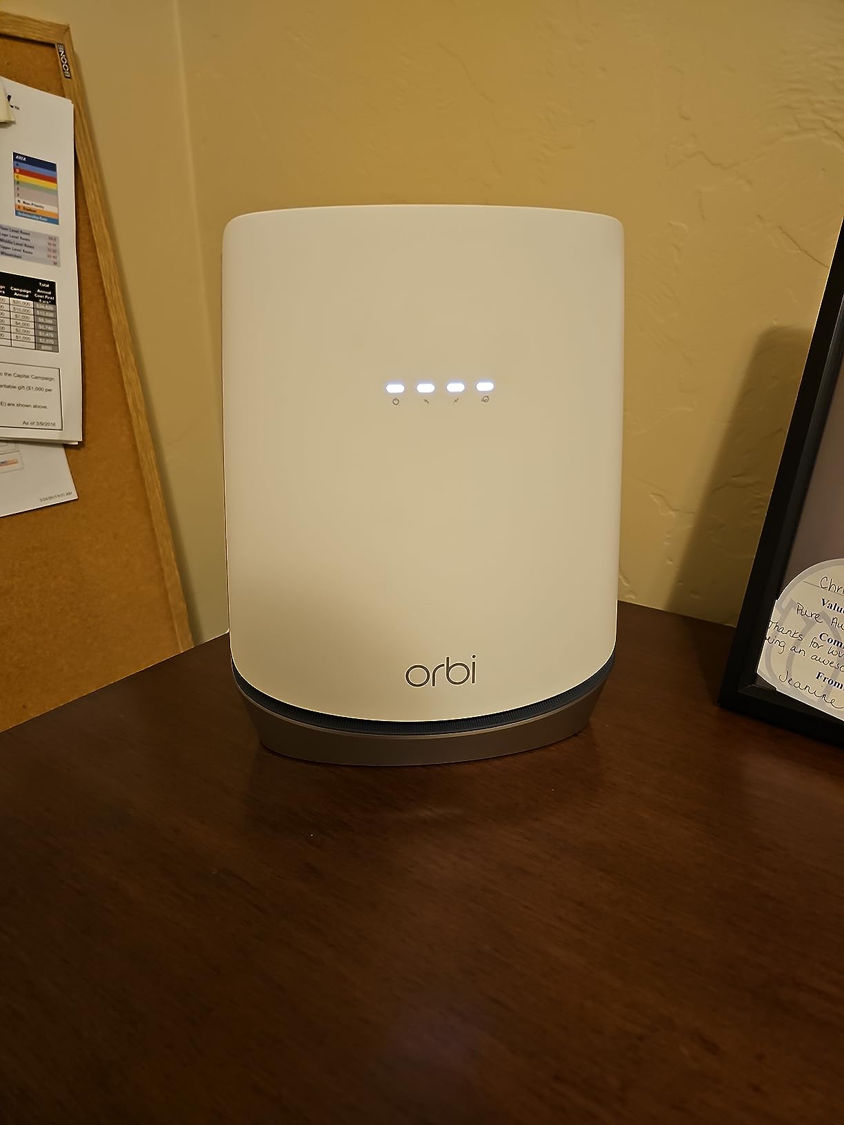 NETGEAR Orbi Cable Modem Router Combo Mesh System (CBK752) DOCSIS 3.1 - AX4200 WiFi 6 (4.2 Gbps) - Certified with Xfinity (up to 900Mbps), Spectrum & Cox (up to 1Gbps) - Covers 5,000 sq.ft. customer photo 1