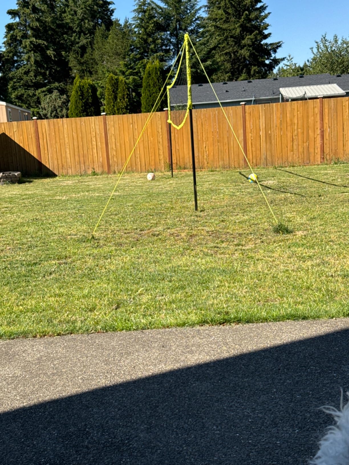 32FT Outdoor&Portable Volleyball Net-Adjustable Thick Dia Poles | Completed Set;Easy Setup&Carry;Good for Backyard&Outdoor sites-Park/Beach/Grass/Lawn;32FT Official Size;Durable Materials customer photo 1