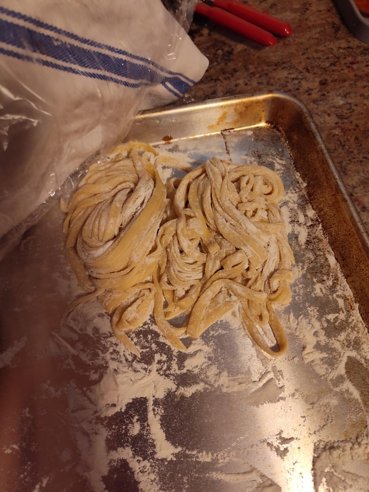 Pasta Maker Attachment for All Kitchenaid Mixers, Noodle Maker Kitchen Aid Mixer Accessories 3 In 1 Including Dough Roller Spaghetti Fettuccine Cutter - Homemade Fresh Pasta Easily! customer photo 2