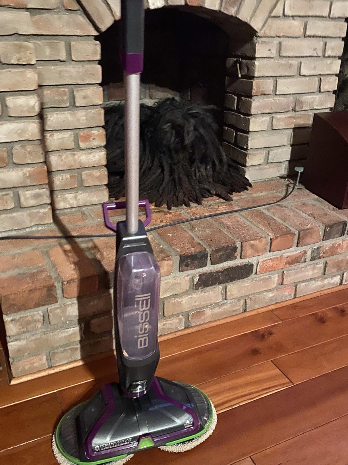 Bissell Spinwave Cordless Pet Spin Mop, 18V Electric Hard Floor Cleaner with Reusable Washable Pads, Pet Stain Removal for Sealed Wood Tile & Laminate Floors, 23157 customer photo 2