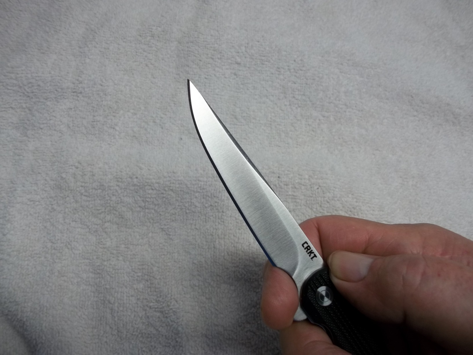 CRKT LCK + EDC Assisted Folding Knife with Liner Lock, Black, 3810 | 3.62