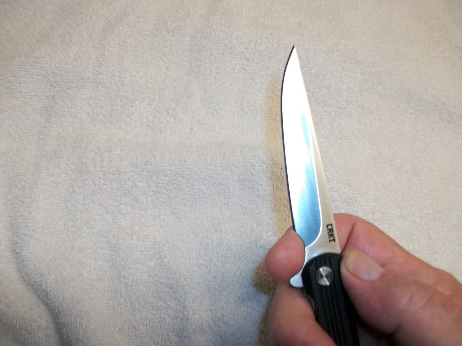 CRKT LCK + EDC Assisted Folding Knife with Liner Lock, Black, 3810 | 3.62