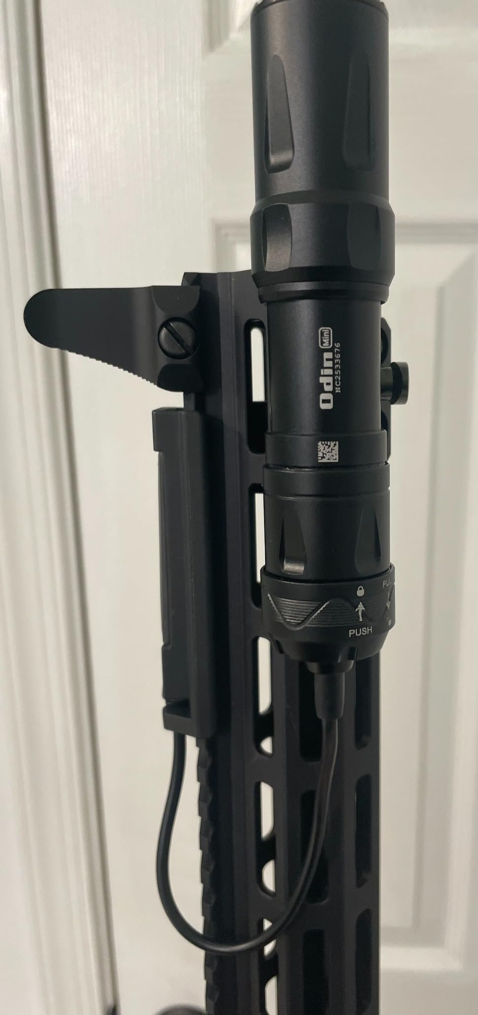 OLIGHT Odin Mini Ultra Compact 1250 Lumens Mlok Tactical Flashlight | 14,400 Candela, 240 Meters, Remote Pressure Switch, IPX8, Magnetic Charging, Slide Rail Mount for Hunting Outdoor Use customer photo 2