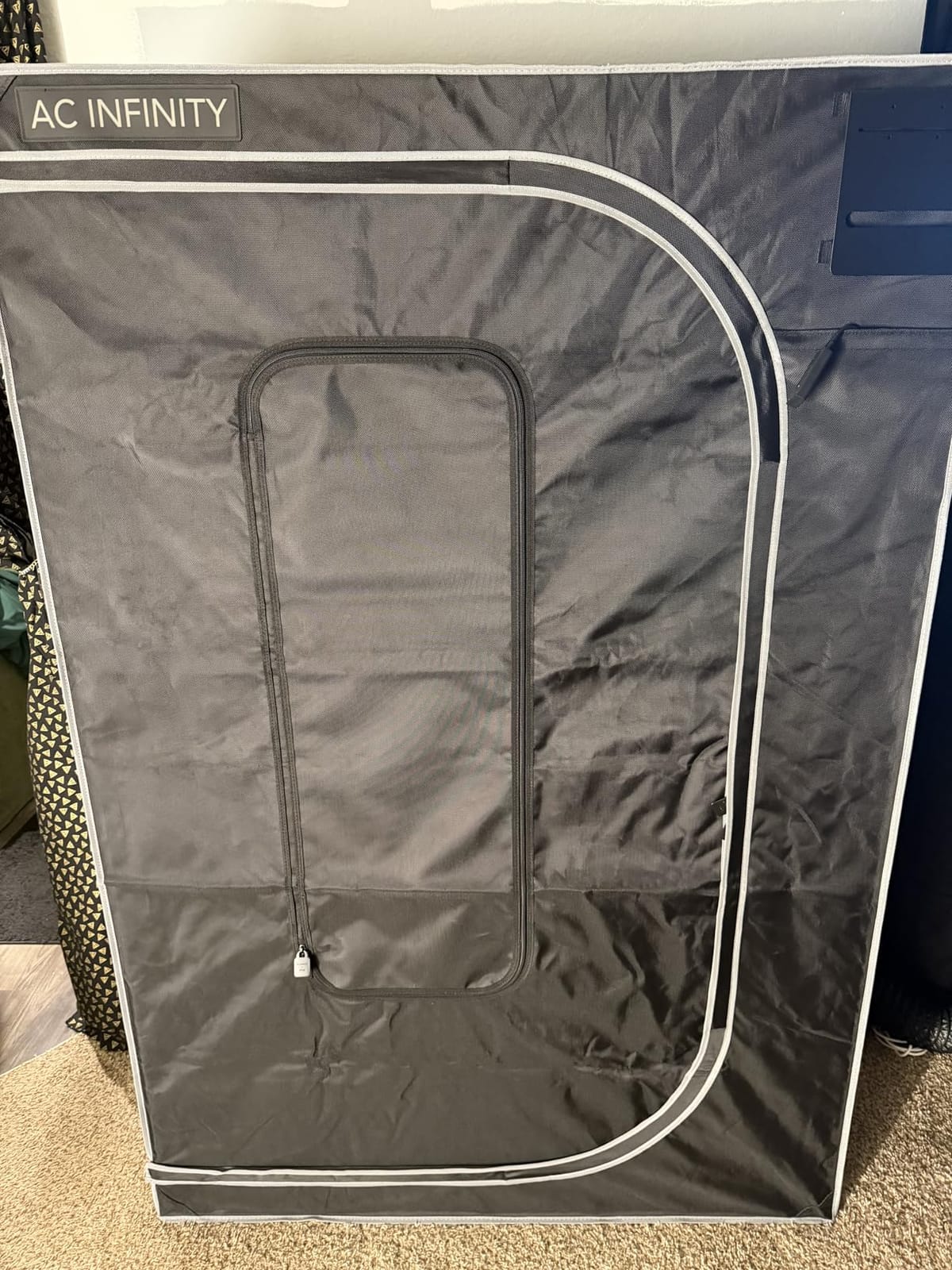 AC Infinity CLOUDLAB 642, Advance Grow Tent 4x2 120x60x180cm Thickest 2.5cm | 2000D Mylar Canvas, Lab-Tested Highest Reflectivity, Largest Zipper Window, Controller Mount Plate, 48