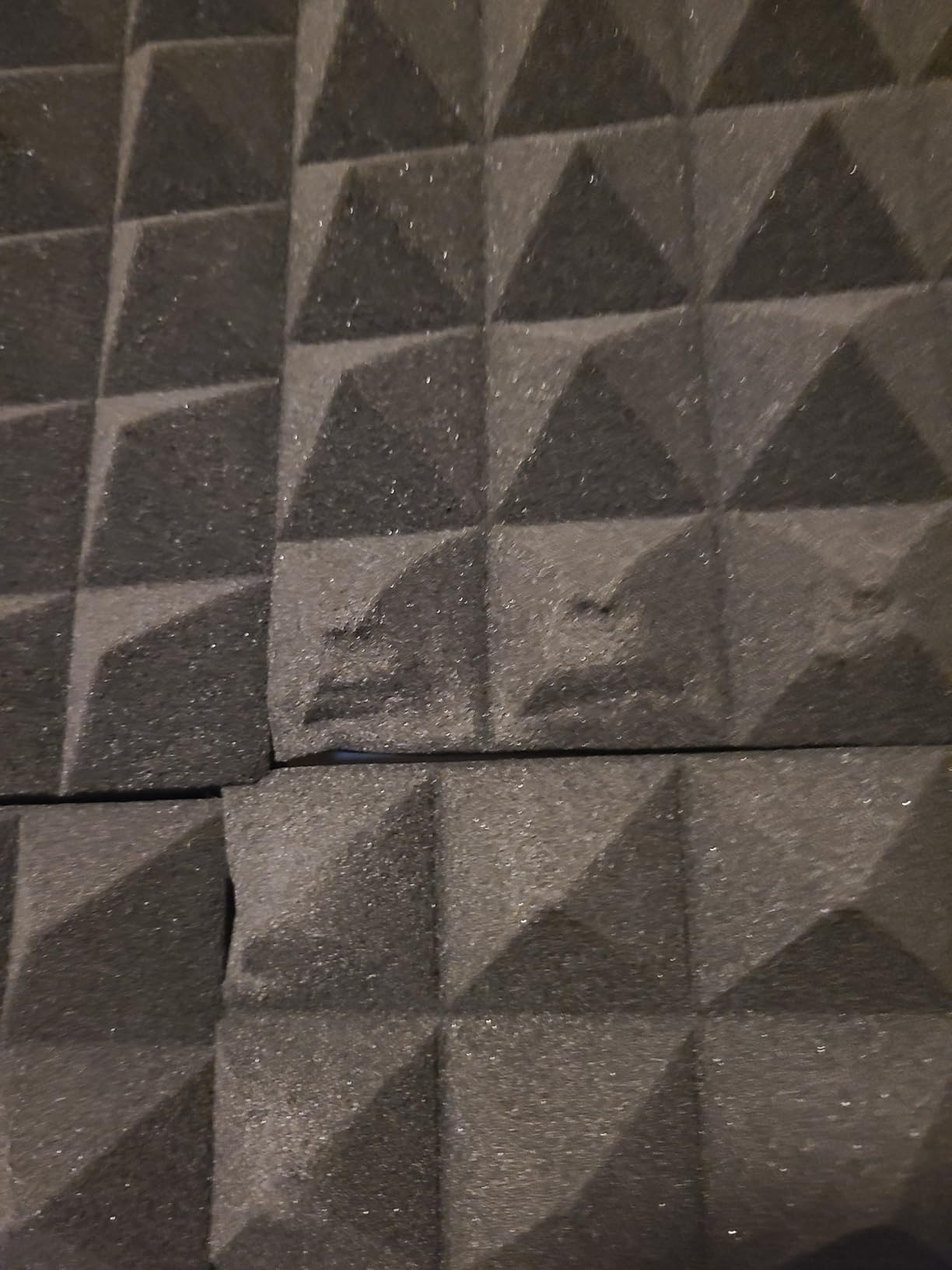 24 Pack 2” Thick Pyramid Acoustic Foam, Sound Proof Foam Panels for Walls customer photo 2