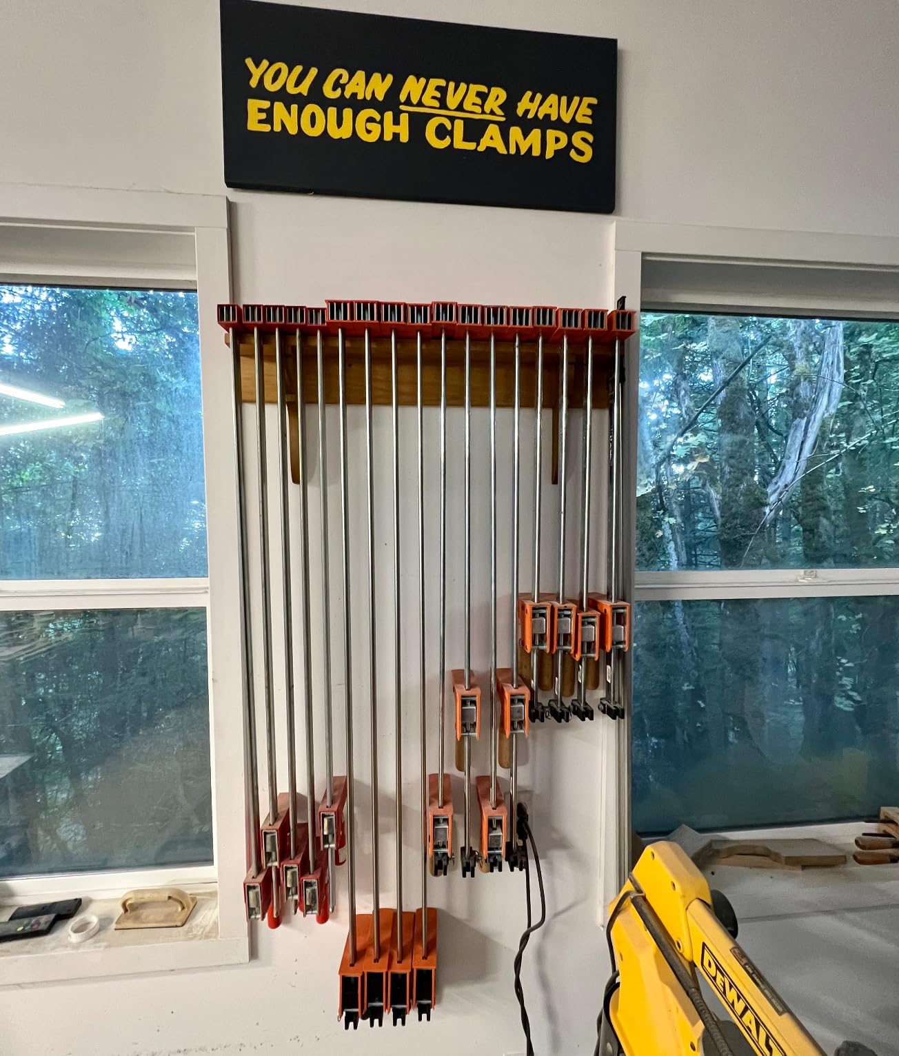 Jorgensen 36-inch Bar Clamps, 90deg Cabinet Master Parallel Jaw Bar Clamp Set, 2-Pack customer photo 2