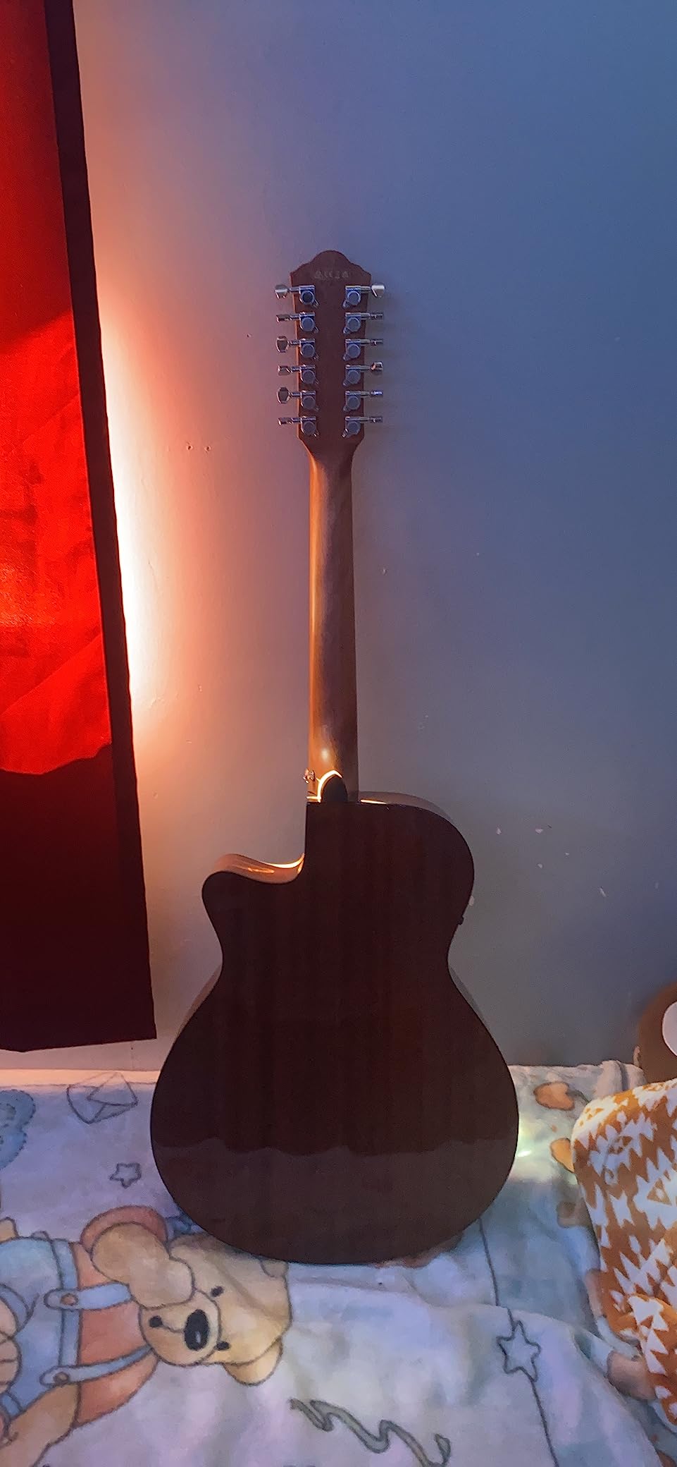 Ibanez AEG5012 12-string Acoustic-electric Guitar - Dark Violin Sunburst customer photo 2