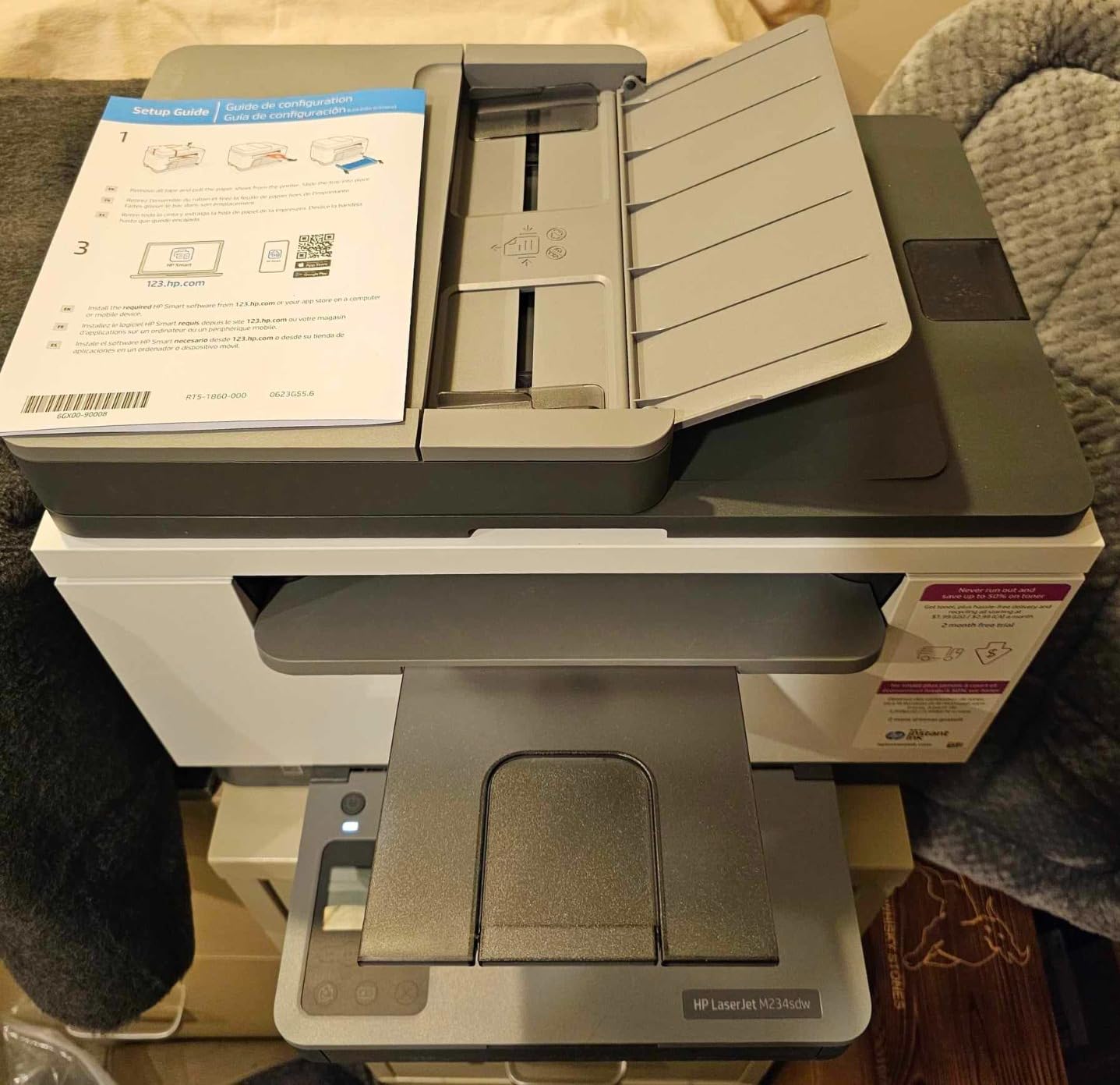 HP LaserJet MFP M234sdw Wireless Monochrome Laser Printer, Print, Scan, Copy, Duplex, Best-for-Small Teams customer photo 2