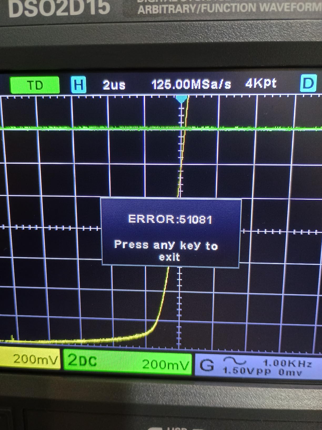 Hantek DSO2D15 Digital Storage Lab Oscilloscopes 150MHz Bandwidth 2CH | 1GSa/s 8M Memory Depth with 1CH Waveform Generator with High Voltage Probe customer photo 2
