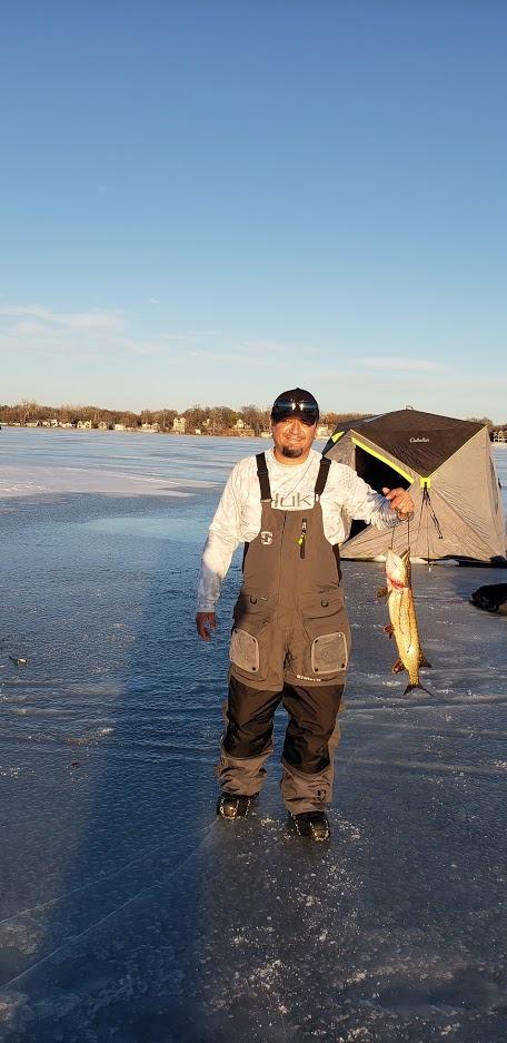 Striker Men's PredatorDurable Windproof Water-Resistant Outdoor Ice Fishing Bib with Sureflote Flotation Technology customer photo 2