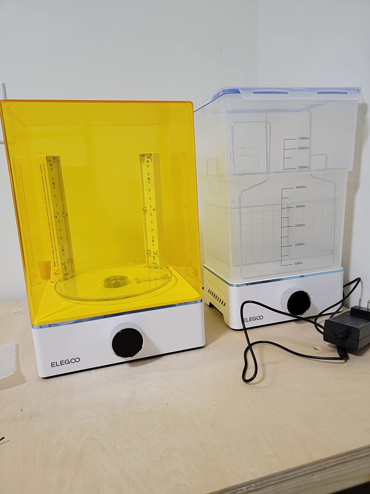 ELEGOO Mercury X Bundle, Wash and Cure Machine for Large Resin 3D Printed Models, Compatible with Saturn, Mars MSLA 3D Printers customer photo 2
