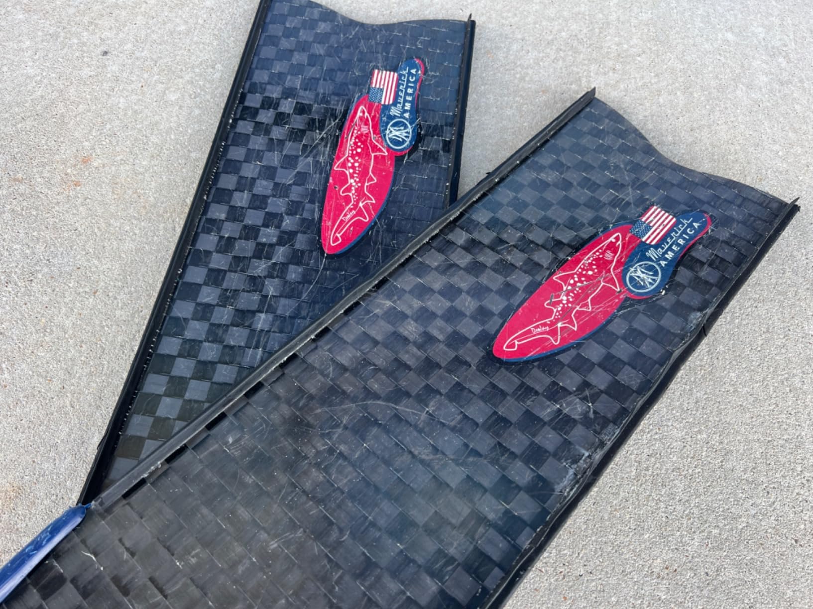 Maverick America DJ Sand Tiger Carbon Freediving, Spearfishing, Scuba Diving Fins | Superlight Carbon Fins customer photo 2