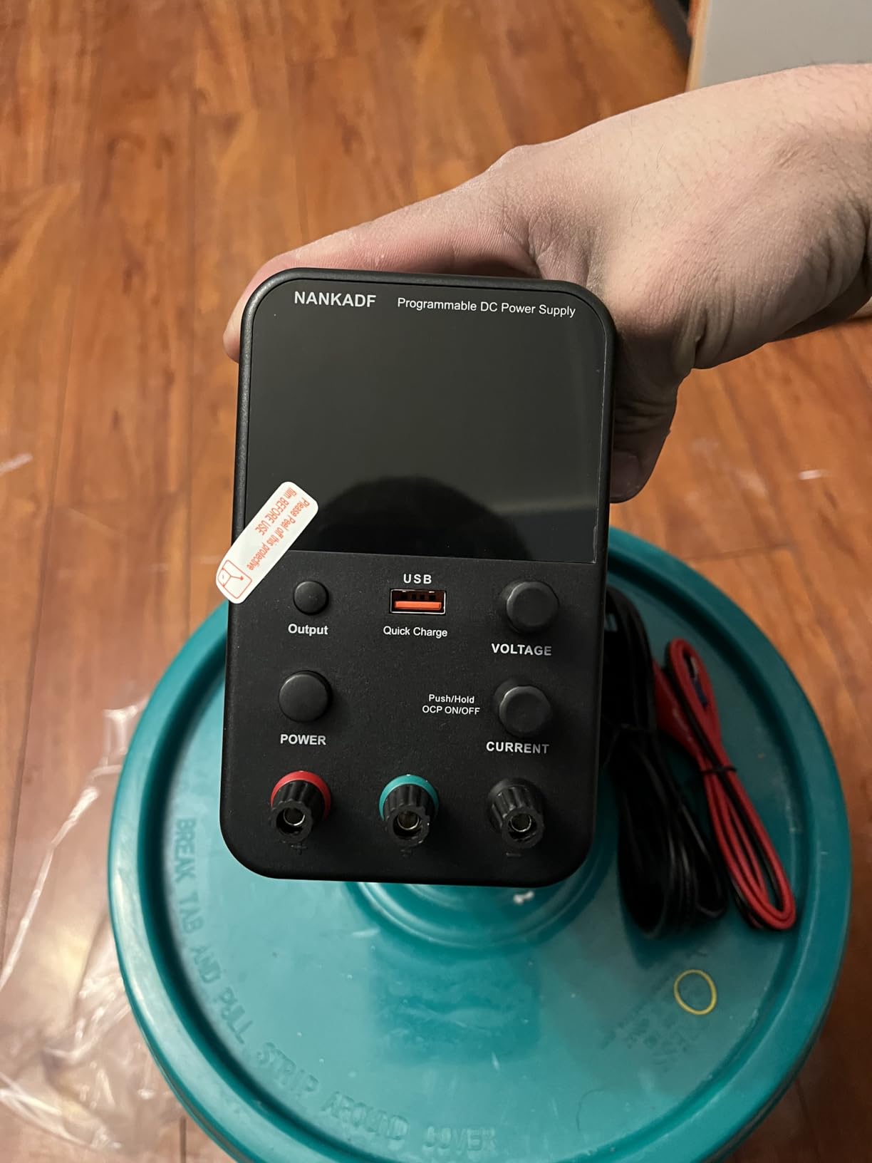 DC Power Supply Variable, Bench Power Supply with Encoder Adjustment Knob, Output Enable/Disable Button, Adjustable Power Supplies with USB Quick-Charge, Short Circuit Alam (30V 10A Black) customer photo 2