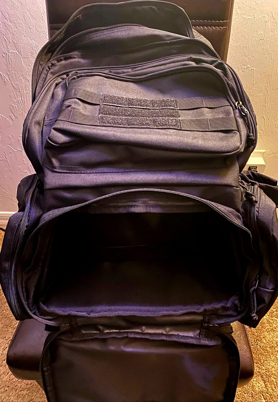DSLEAF Tactical Pistol Backpack with 6 Pistol Cases, Gun Range Backpack with 10x Magazine Slots for Shooting and Hunting customer photo 2