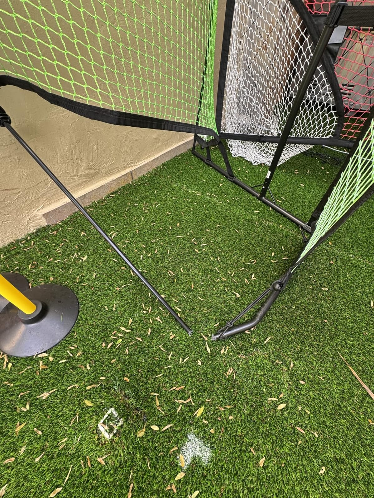 QUICKPLAY TEKKERS TRAINER Soccer Rebounder, 6.5x4' Spot & 6.5x1.5ft Ground Pass Nets | Twin rebound nets, Portable steel frame, Solo training customer photo 2