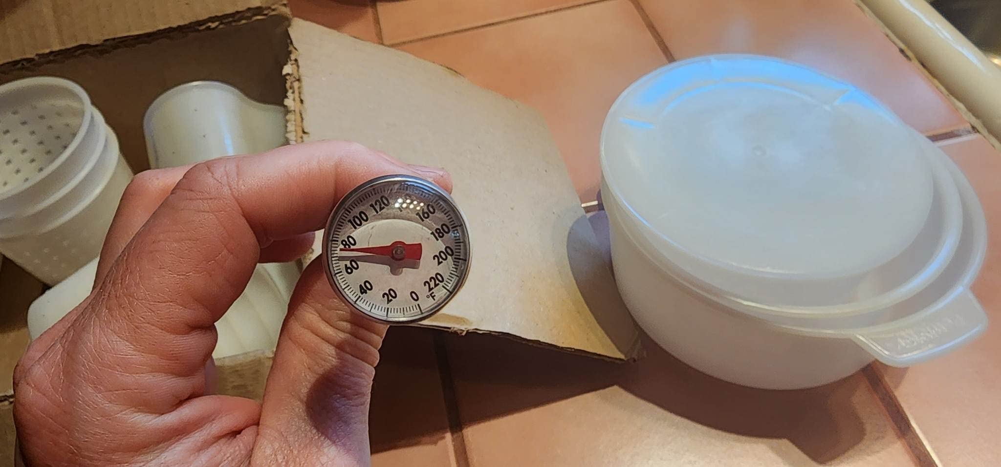 16 pcs Cheese Making Kit for Beginners - Soft Cheese Form Molds for Cheese Making + Thermometer + Hard Cheese Mold with a Follower - Cheese Making Supplies - Moldes Para Queso Fresco Casero No.5 customer photo 1