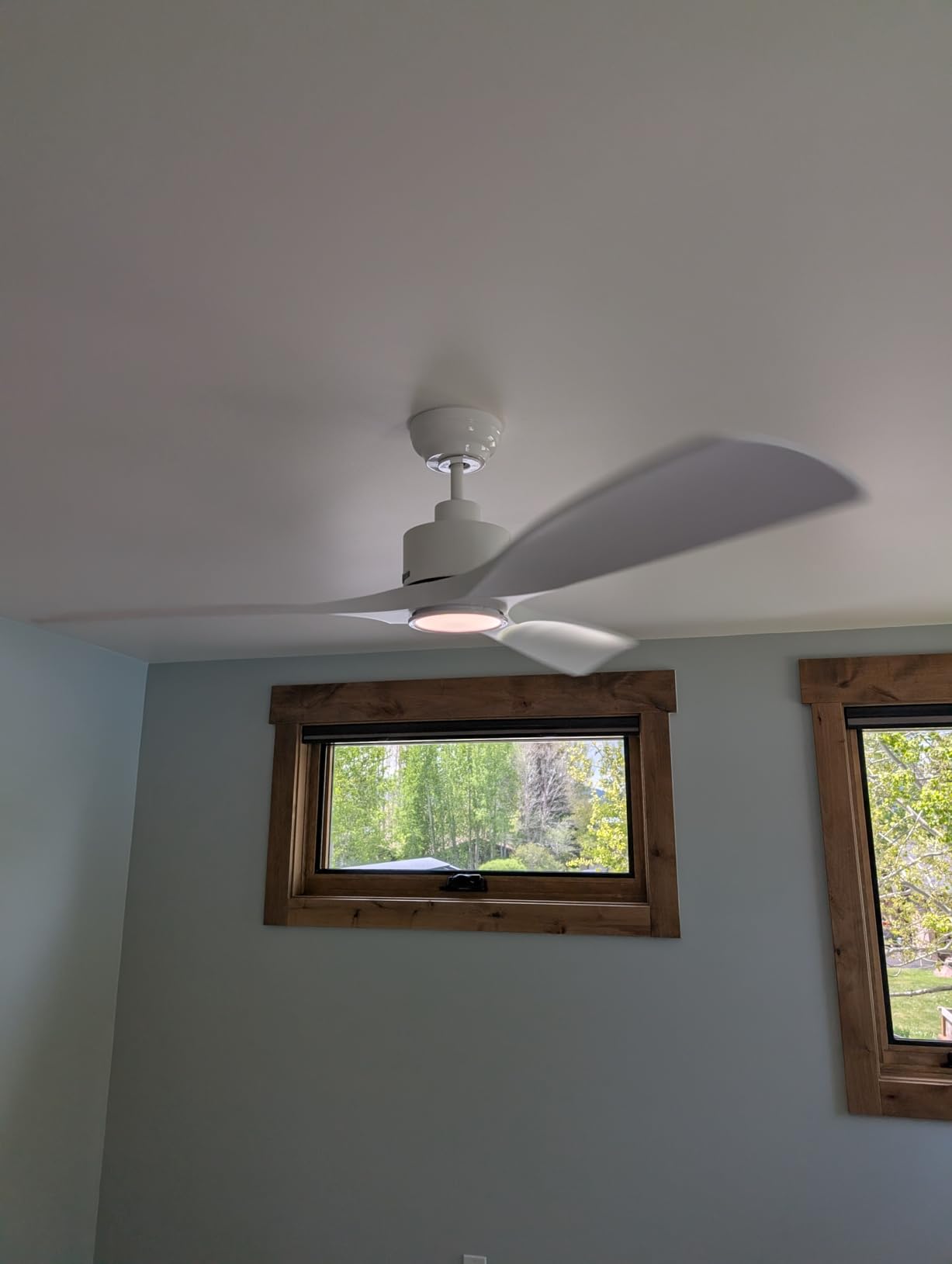 OFANTOP 52 Inch Modern White Gold Smart Ceiling Fan with Light and Remote | Whisper-Quiet & Powerful Airflow, 3-Color Dimmable LED with Memory, Reversible Motor, Timer, for Bedroom Living Room customer photo 2
