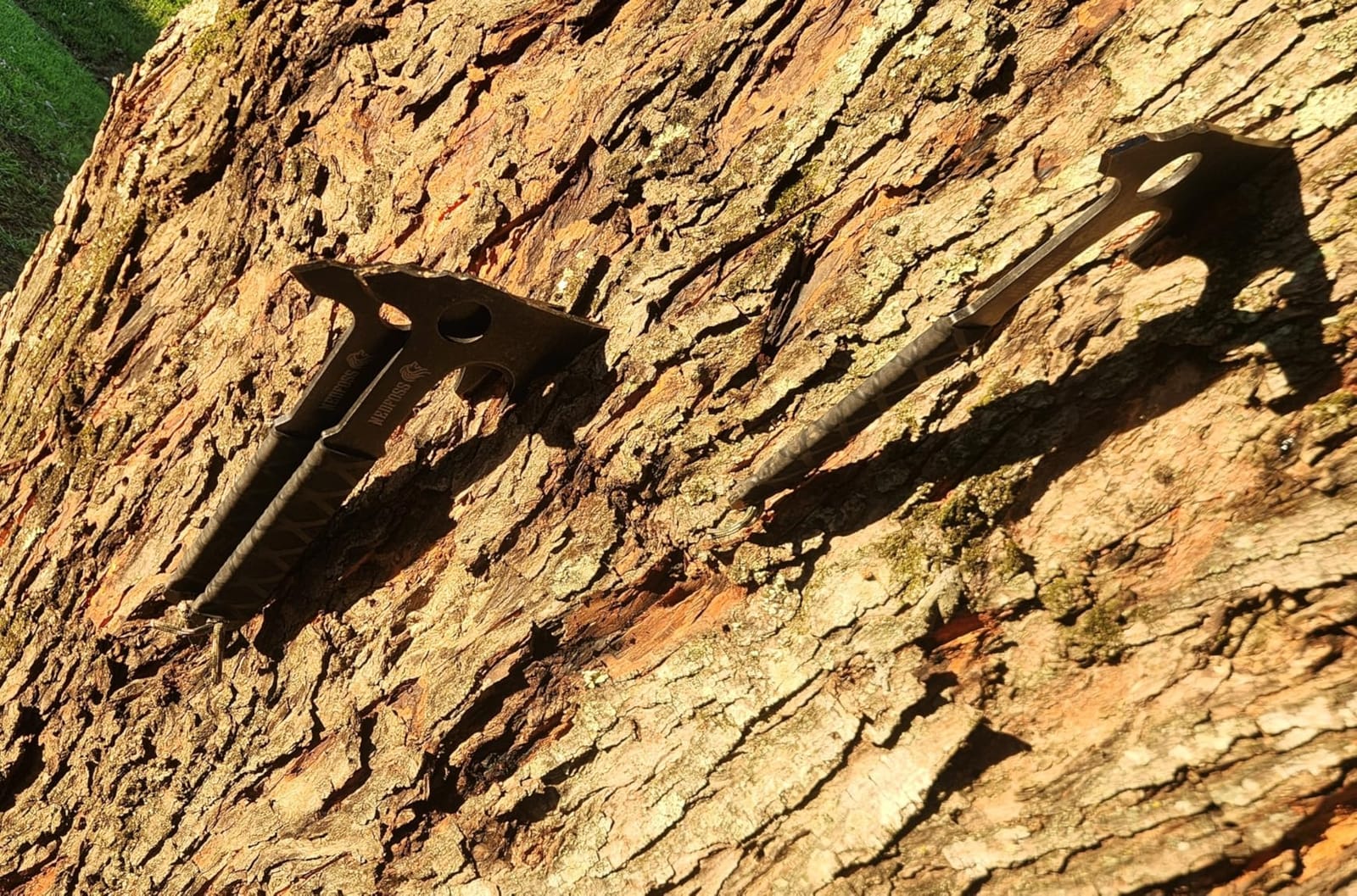 NedFoss Throwing Axes and Tomahawks with Innovative TPR Rubber Handle, 11.9