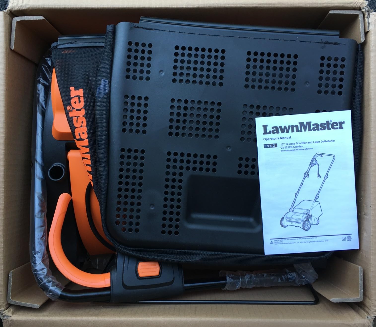 LawnMaster GV1212B Scarifier and Dethatcher 13-Inch 12AMP customer photo 1