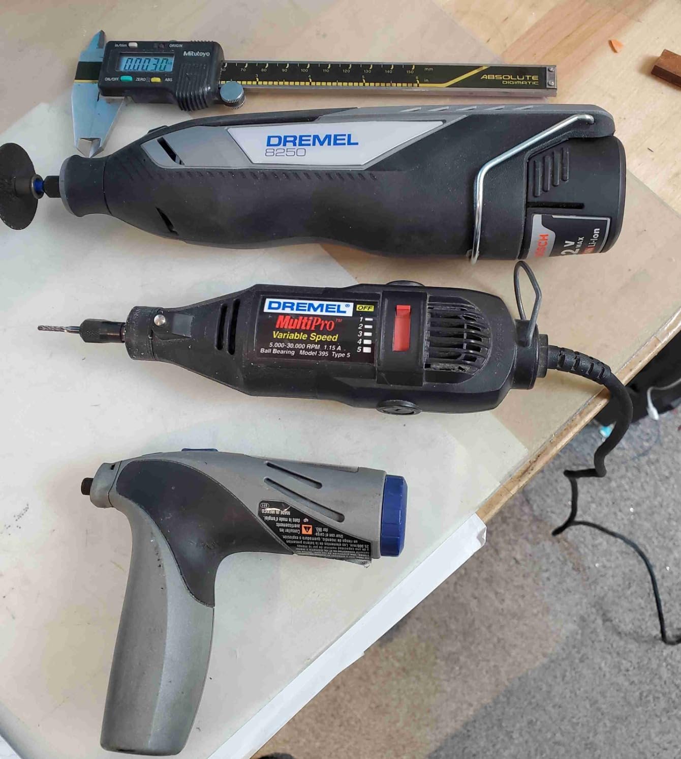 Dremel 8250-5 12V Lithium-Ion Variable Speed Cordless Rotary Tool with Brushless Motor - 5 Rotary Tool Accessories, 3Ah Battery, Charger, and Tool Bag customer photo 2