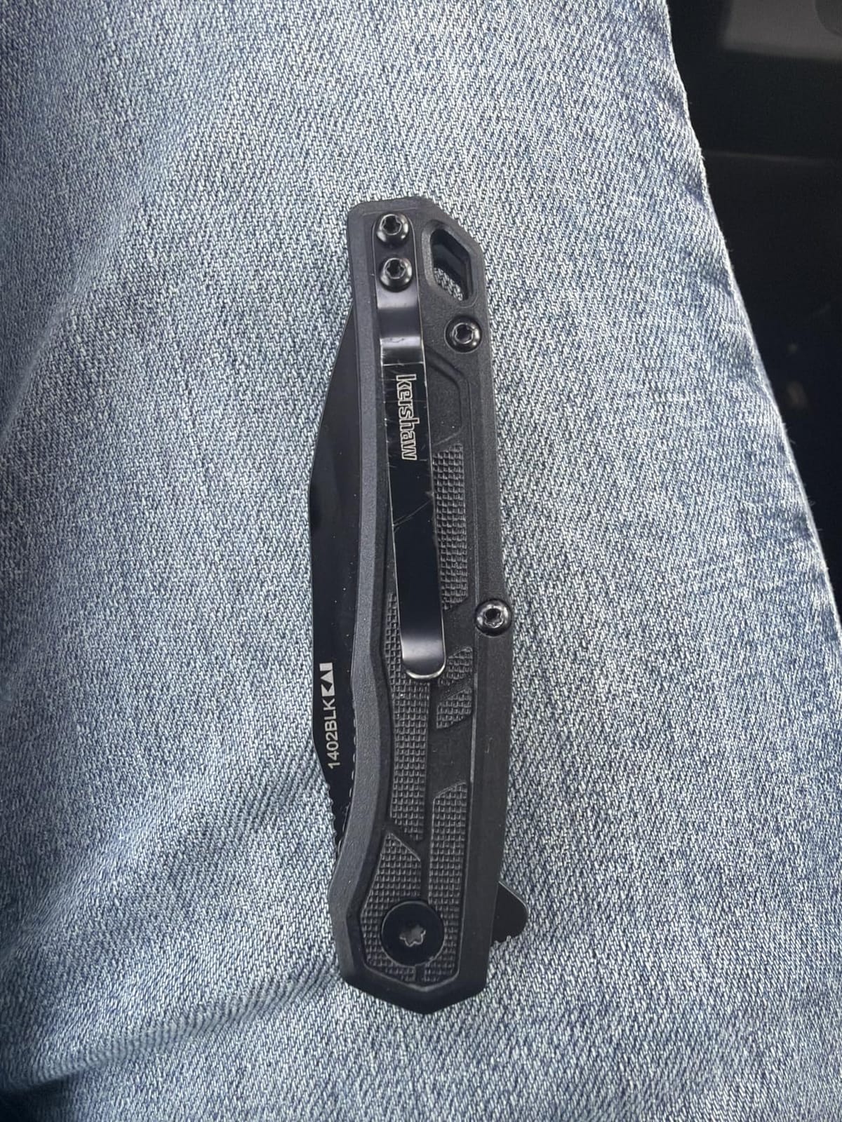 Kershaw Appa Pocket Knife, All-Black, 2.75 Inch Reverse Tanto Blade | EDC with Assisted Opening, Reversible Pocketclip, Everyday Carry for Men and Women customer photo 2