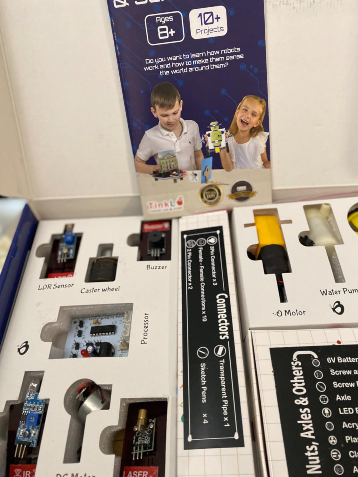 Butterfly EduFields 10in1 STEM Electronics Robotics Kit for Kids Ages 8-12 | Engineering Science Kit | Robot Building Projects | Educational Electronics Toy | STEM Learning for Boys & Girls customer photo 1