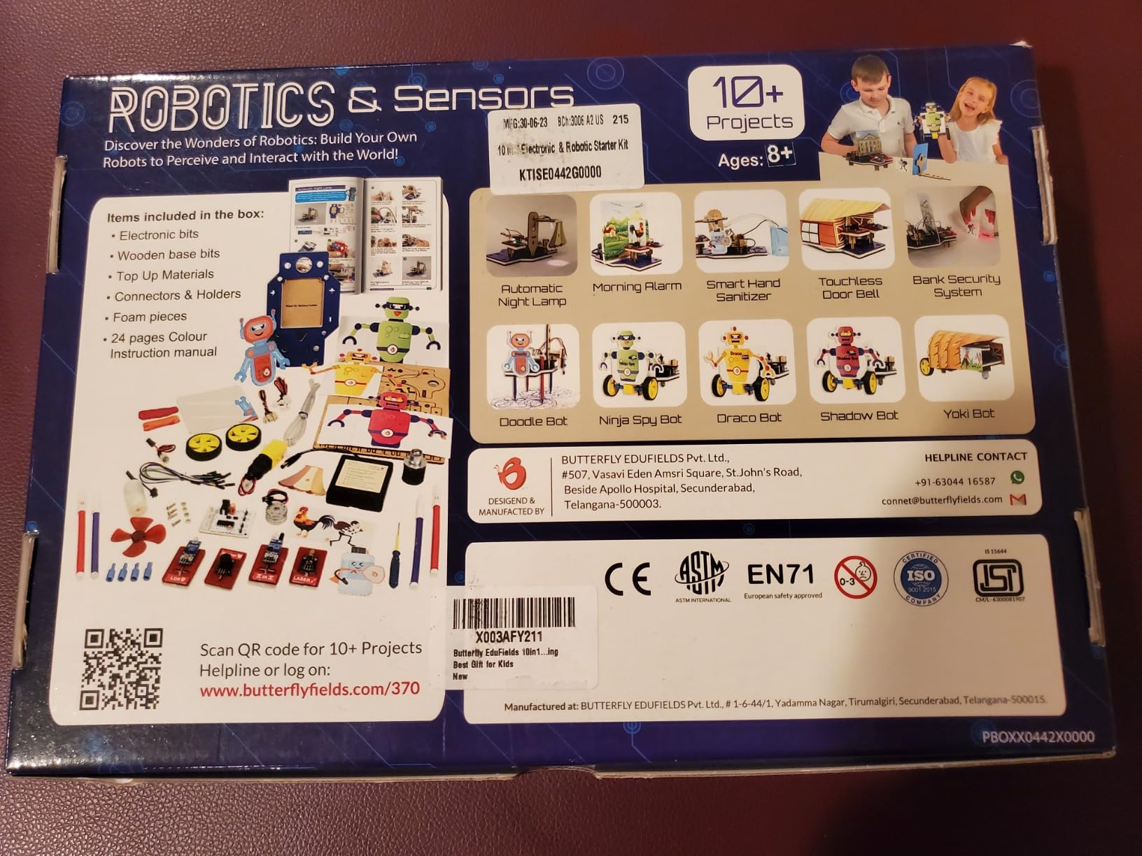 Butterfly EduFields 10in1 STEM Electronics Robotics Kit for Kids Ages 8-12 | Engineering Science Kit | Robot Building Projects | Educational Electronics Toy | STEM Learning for Boys & Girls customer photo 2