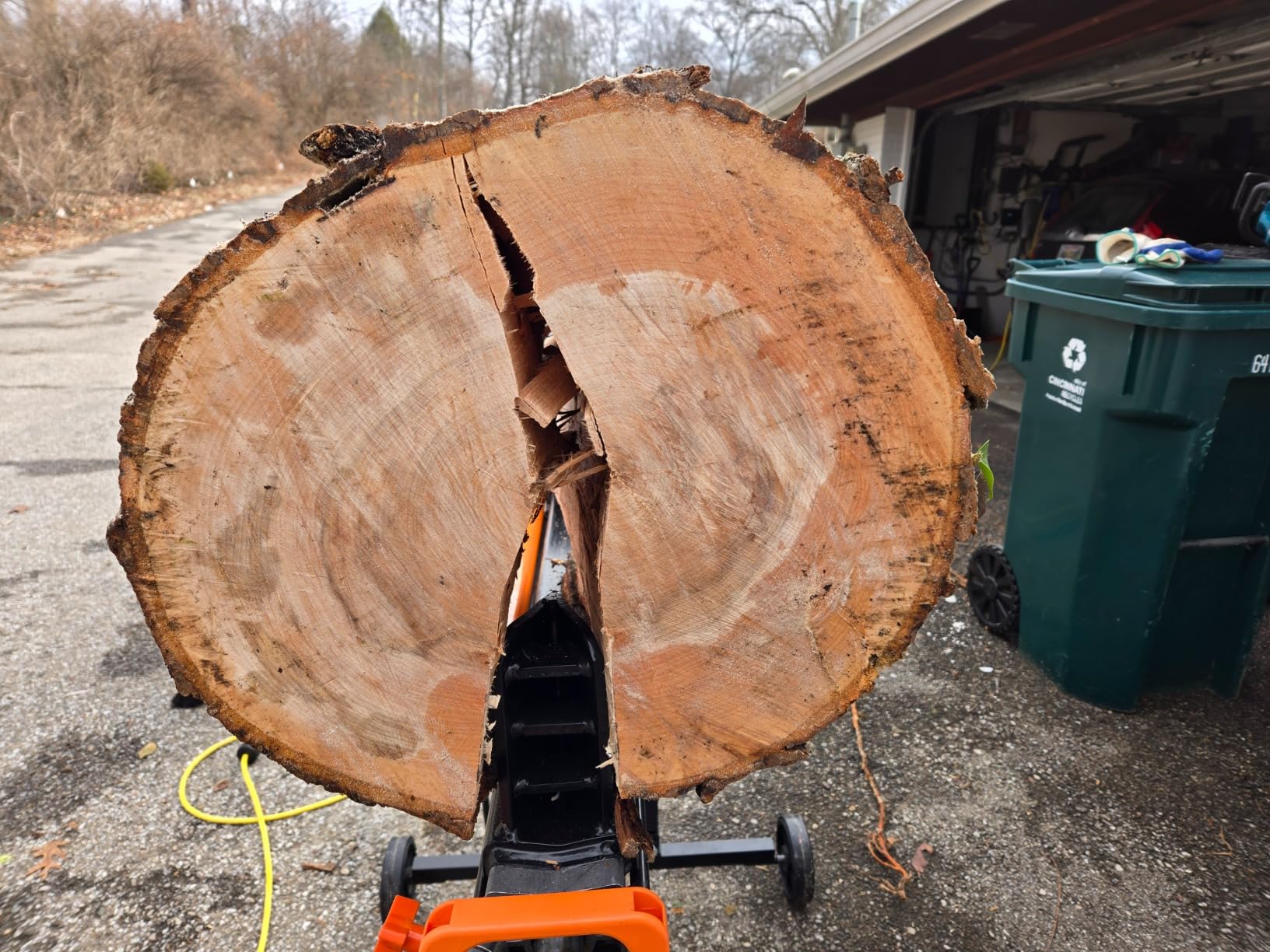 WEN Electric Log Splitter, 6.5-Ton Capacity with Portable Stand (56208) customer photo 1