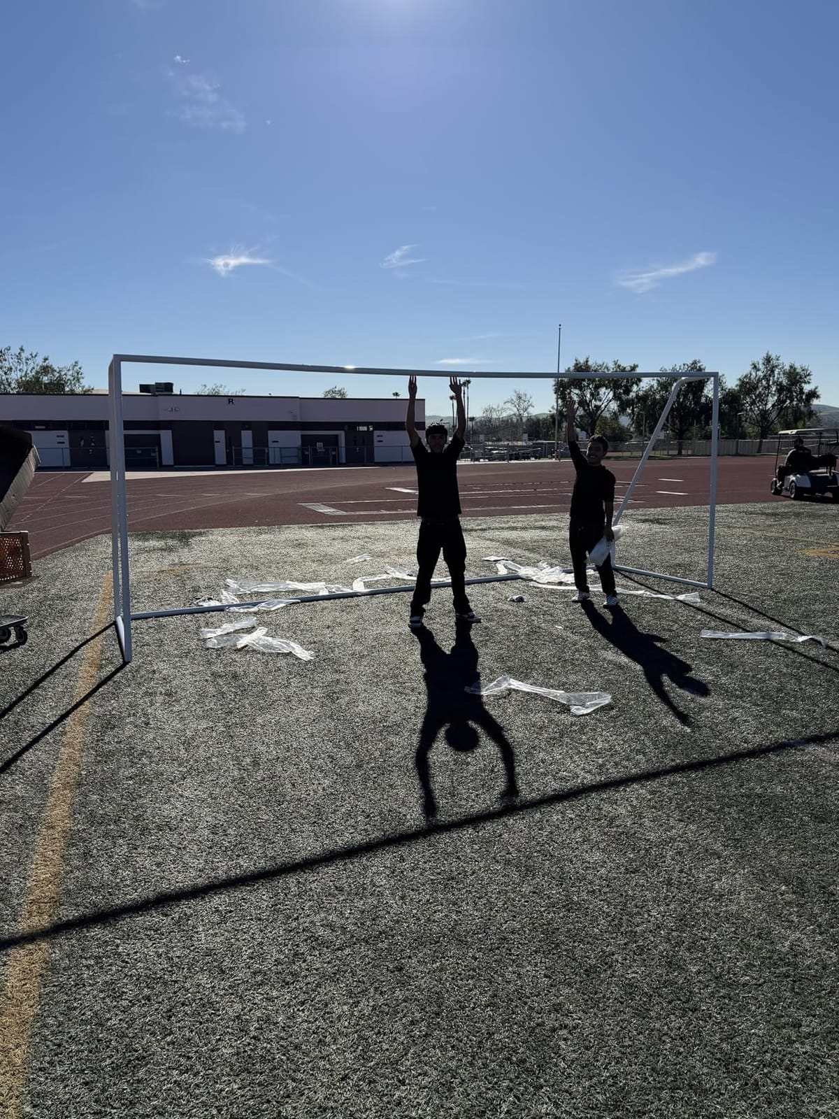 Premier 18 X 7 Ft. Official Regulation Soccer Goal. 2